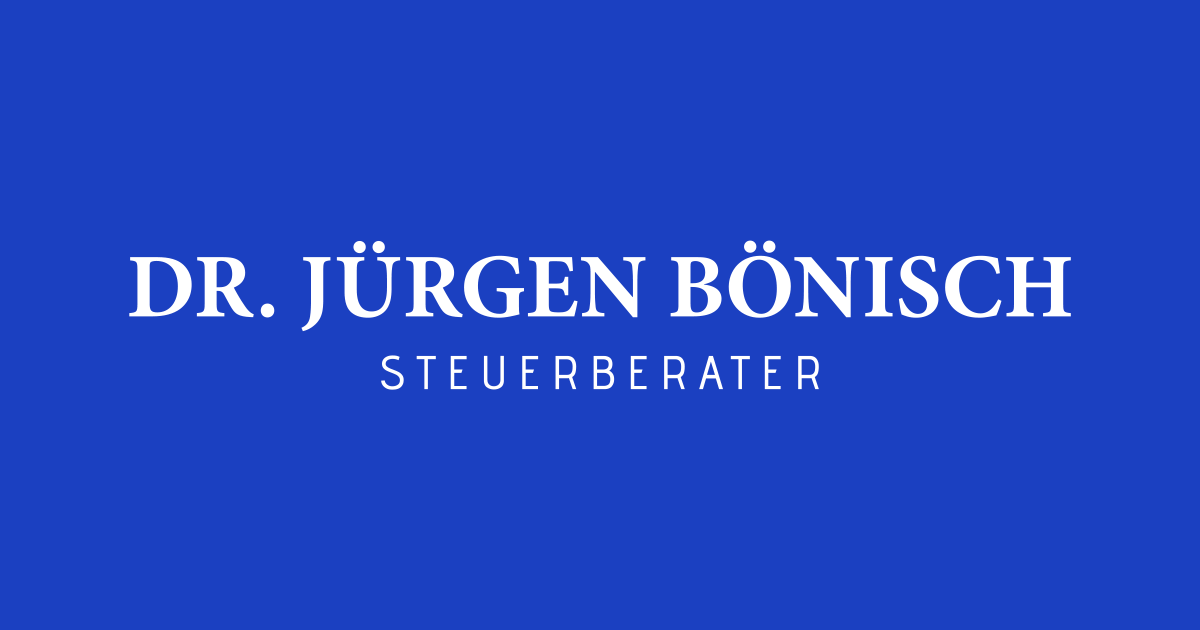 Dr. Jürgen Bönisch Steuerkanzlei 
